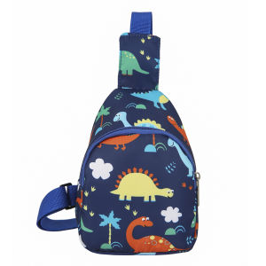 MOJOYCE Children Cute Cartoon Print Nylon Chest Bags Girls Boys Mini Crossbody Bags