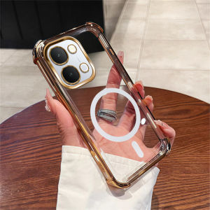Suitable For Vivo Y31D Phone Case 2025 Shockproof New Magnetic design aesthetic Case SZ15