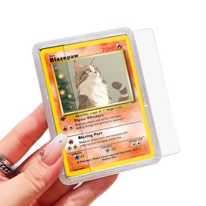 ANVORO Magnetic TCG/Photo Display Sleeves Holder Transparent Card Holder Designed for MagSafe Compatible with iPhone Device