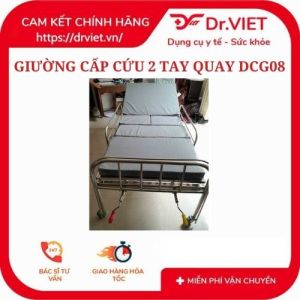 GIƯỜNG CẤP CỨU 2 TAY QUAY DCG08 - DR.VIET