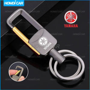 พวงกุญแจโลหะ1ชิ้นพวงกุญแจแขวนเอวง่ายสำหรับยามาฮ่า