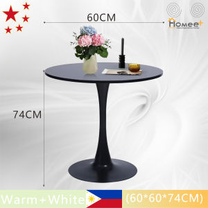 HOMEE Nordic Table Round Table Wood Round Table Center Table For Sala Elegant Multifunctional Table