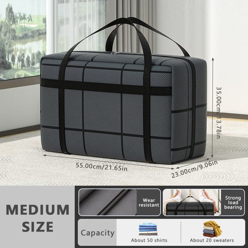 Toto 210L Waterproof Storage Bag, Thickened Large Capacity Moving Clothes Luggage Handheld Organizer
_voghion.com