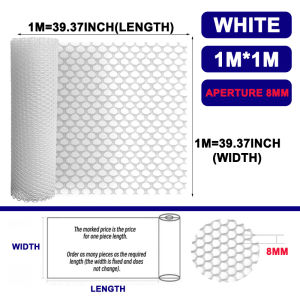 Plastic Mesh Window Mesh Door Mesh Pet Mesh Anti-Cat Fall-Proof Breeding Balcony Nylon Cable Tie