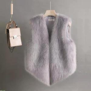 แจ็คเก็ตขนกระต่ายหรูหราใหม่สำหรับฤดูใบไม้ร่วงและฤดูหนาว แจ็คเก็ตผู้หญิงแบบเกาหลี แจ็คเก็ตโค้ตผู้หญิงแบบสั้นขนเทียม