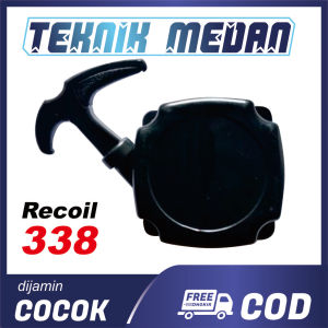 Bisa COD!! 338 Recoil Starter Tarikan Engkol Mesin Potong Rumput 338 4 lubang Tanika
