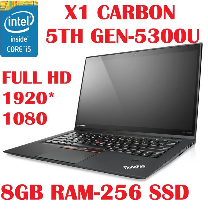 LENOVO THINKPAD X1 CARBON ,CORE i5-5300U 3rd GEN /8GB DDR3 RAM