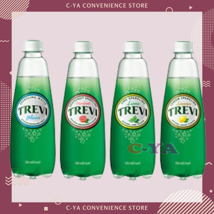 LOTTE Trevi Sparkling Water Lime, Lemon, Grapefruit & Plain 500ml Lazada PH