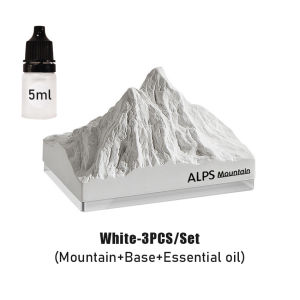 Pajangan Parfum Mobil Dashboard Bentuk Snow Mountain Alps Fragrance Aromatherapy Dekorasi Meja Rumah