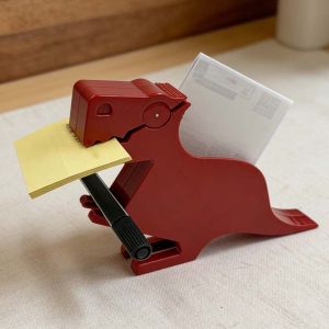 FOUNDTWO Danh sách việc cần làm Giá đỡ giấy ghi chú hình khủng long Phim hoạt hình Ba chiều Hộp đựng danh thiếp Di động Đồ trang trí Giá đỡ giấy ghi chú Trang chủ