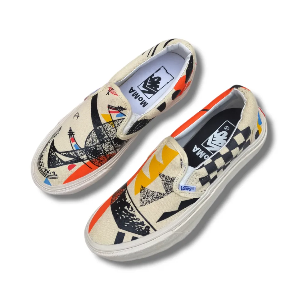 sepatu vans-slip on moma premium pria dan wanita Sepatu Vans