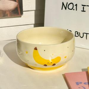2026 Fruit Croissant Ceramic Bowl Rice Bowl Fruit Bowl Yogurt Bowl Kitchen Dinnerware Plate Gift Home Decor