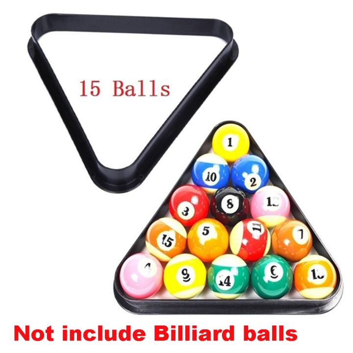 TRTEWWS Plastic 15 Ball 9 Ball Triangle Frame Table Pool Accessories ...