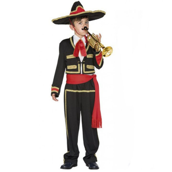 Eraspooky Child Traditional Mexican Boys Halloween Costume Kids Mexican ...