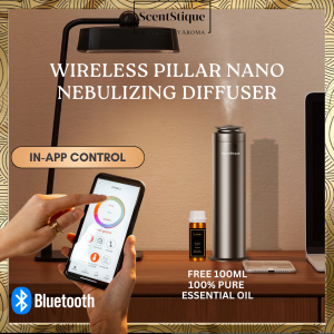 JL300 WIRELESS PILLAR NANO ATOMIZING NEBULIZING DIFFUSER