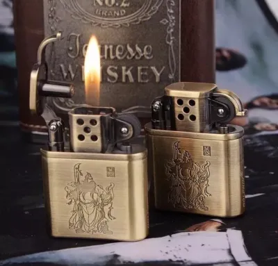 COD BOSKU korek vintage korek gas model orang tua unik dan keren jet power korek api las bisa isi ulang korek unik korek antik Korek Api Antik Korek Isi ulang Gas Korek Motif Antik dan Unik