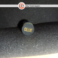 Đầu cơ bida GLUE Đen đầu tẩy bida 6 lớp da thuộc siêu mềm 14mm. 