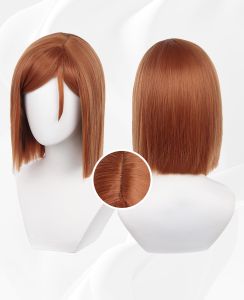 Anime Jujutsu Kaisen Cosplay Kugisaki Nobara Cosplay Costume Kids Girl Blue Jacket School Uniform Full Set Women Halloween Custome with wig
