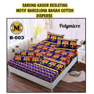 SPREI RESLETING BERMOTIF BAHAN COTTON DISPERSE / SPREI SLETING / SPREI ESTETIK / SPREI KOTAK KOTAK /