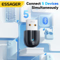 Essager Mini Multi functional Supports Windows 8.1/10/11 Free Drivers Compatible with Mouse/Keyboard/Gaming Board/Speaker/Earphones Adapter Suitable for Mobie Tablets, Mobile Phones, Laptops Bluetooth 5.3. 