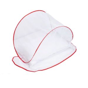 JIANZ ตาข่ายคลุมหลังคา มุ้งกันยุง ป้องกันยุงแมลง ระบายอากาศได้ระบายอากาศ เต็นท์เตียงพับ แบบพกพาได้ น้ำหนักเบามาก หัวตาข่ายฤดูร้อน การนอนหลับการเดินทาง