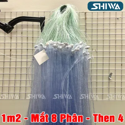 Lưới Đánh Cá 3 Màng THÁI LAN LOẠI 1 Dài 100m - Lưới Bắt Cá Sông Cá Rô Phi Lưới Cá 3 Màn Đủ Size Cao 80cm-1m2-1m5 - Lưới Giăng Cá To Nhỏ Cá Mương SHIWA
