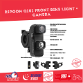 Ripoon Q100 Rear and Q101 Front Bicycle Integrated light and camera bike dash cam minimalist alternative to Cycliq. 