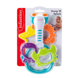 Infantino : SCOOP & SPLASH OCEAN LINKS - ชุดของเล่นในน้ำสำหรับเด็ก(สัตว์ทะเล)
