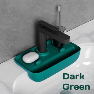 Household Sink Drain Rack Faucet Splash Proof Wash Basin Drain Storage Box Drainage Rack Organizer Rack Storage