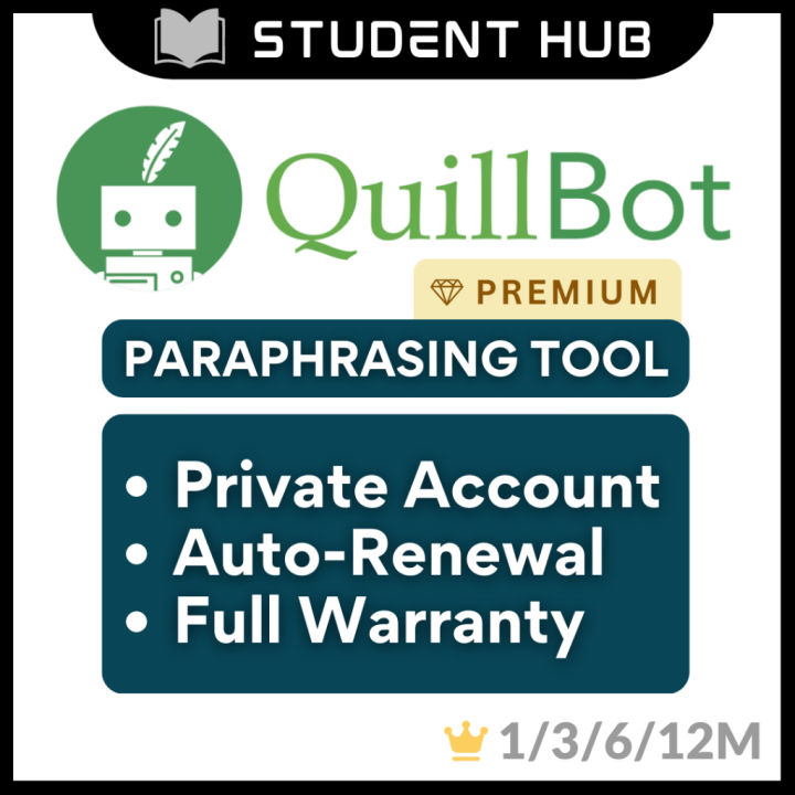 QuillBot Premium Paraphrasing tool Plagiarism Checker Account | Lazada