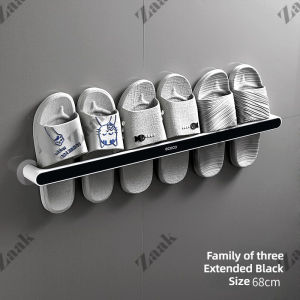 Ecoco Towel Storage Rack Wall Mounted No Punch Rack Towel Rack Bathroom Accessories Shoe Rack Cabinet Slippers Storage