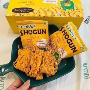 Mì tôm trẻ em snack ăn liền hàn quốc Ghogun làm từ khoai tây thơm ngon bổ dưỡng ăn vặt cho bé tiện lợi hộp 30 gói