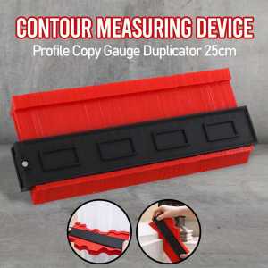 COD pengukur sudut Urijk Contour Measuring Device Profile Copy Gauge Duplicator 25cm - M137 Merah