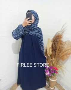 BAJU GAMIS RINA CERUTI SUDAH TERMASUK KERUDUNG SEGI EMPAT