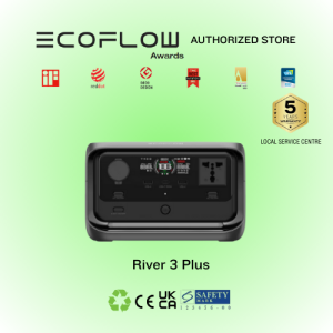 EcoFlow Portable Power Station RIVER 3 Plus (286Wh)