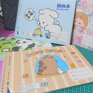 SKETCHBOOK A4 SPIRAL (Drawing Book) | Buku Sketsa / Gambar A4 Model Spiral 30 Lembar (Kertas Tebal)