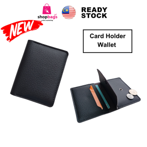 KASHVAU Soft Card Holder With Card Slots And Button Pockets For Coins For Men & Women 329
