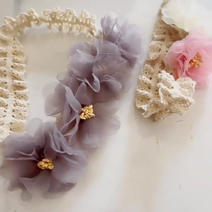 Stretchy mũ nón cho bé thanh lịch ren cài tóc băng đô phụ kiện bờm tóc tắm quà tặng cho dịp đặc biệt