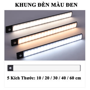 Đèn LED Cảm Biến Hồng Ngoại Với Ánh Sáng 3 Màu Nhiều Kích Cỡ Hiệu Ứng Độc Đáo Phù Hợp Trang Trí Tủ Quần Áo Tủ Rượu Cầu Thang Nhà Bếp Phòng Khách Phòng Ngủ