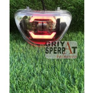 LAMPU DEPAN SHOGUN R 110 DAYMAKER LED MODEL TERBARU
