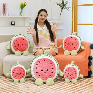 Gấu Bông Quả Dưa Hấu Đỏ Chạy Dễ Thương Size 25cm Mềm Mịn An Toàn Cho Bé Yêu