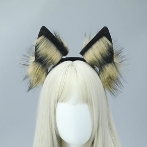 Furry Cat Cosplay Party Anime COSPLAY Halloween Dynamic Ear Role Playing Props Prom Party Role Playing Accessories