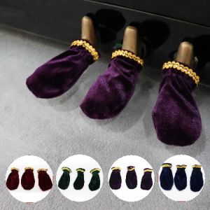 Amazthing 3pcs Piano Pedal Sleeves Foot Pad Protectors (Red Blue Purple Green) 钢琴脚踏板套