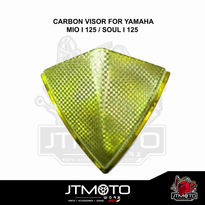 JTMOTO Carbon Visor for Yamaha Mio I 125 / Mio Soul I 125 | Lazada PH