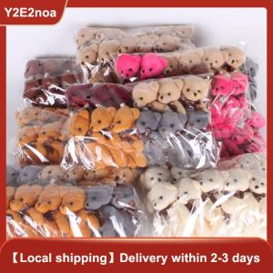 【Y2E2noa】 12Pcs Lot Soft Stuffed Bear Plush Toys Mini Teddy Bear Dolls Toy Small Gifts