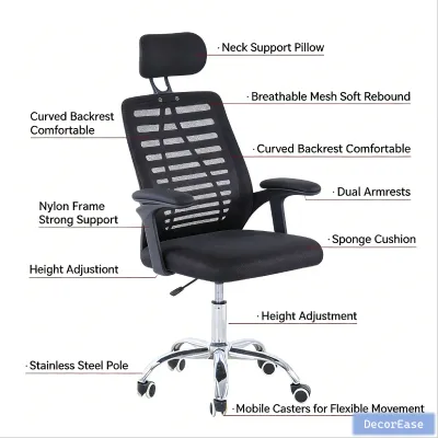 Top Quality 360° adjustable Computer Chair Ergonomics Office Chair Conference Chair Gaming Chair High Back With Lumbar Support Home Office Chair Furniture