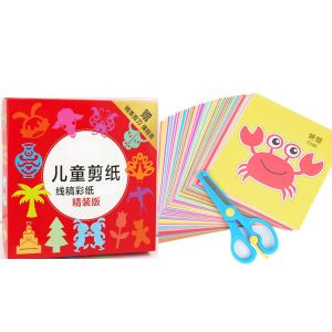 Mainan Anak Edukasi Belajar Menggunting Kertas Anak Paper Cut Activity Kit Dengan Gratis Gunting