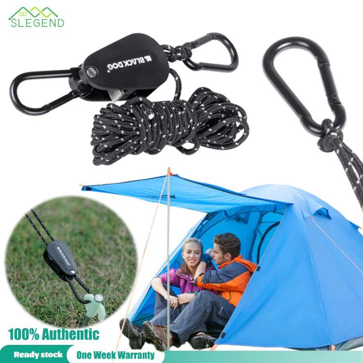 COD [จัดส่งฟรี] Reflective Wind Rope Tensioner Adjustable Camping Tent ...