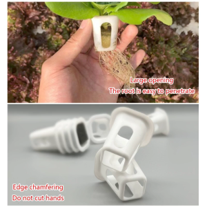 100pcs Garden Sqaure Mesh Net Cups Pots for Hydroponics Colonization Planting Baskets Soilless Vegetable Growing Basket