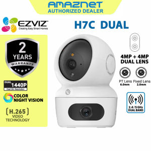Ezviz H7c Dual 2K⁺ 4MP+4MP Broader & Smarter Protection with Dual Lenses Security CCTV Camera 2 YEARS WARRANTY